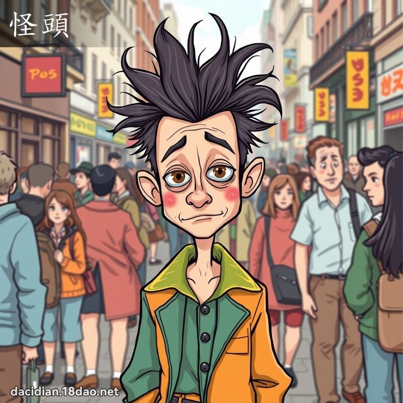 怪頭 - 國語大辭典配圖