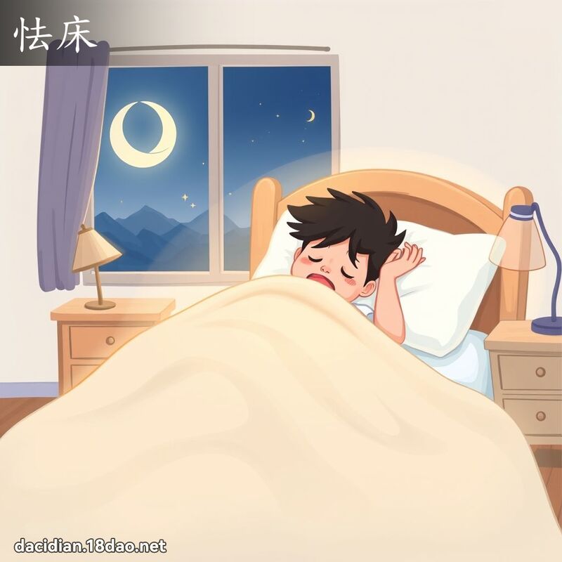 怯床 - 国语大辞典配图