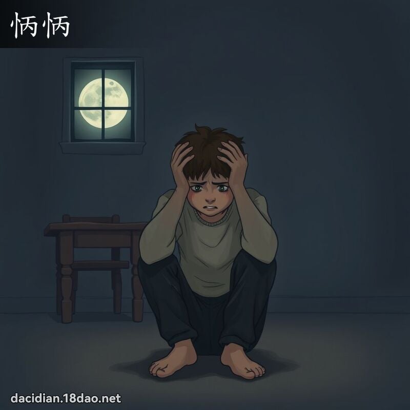 怲怲 - 国语大辞典配图