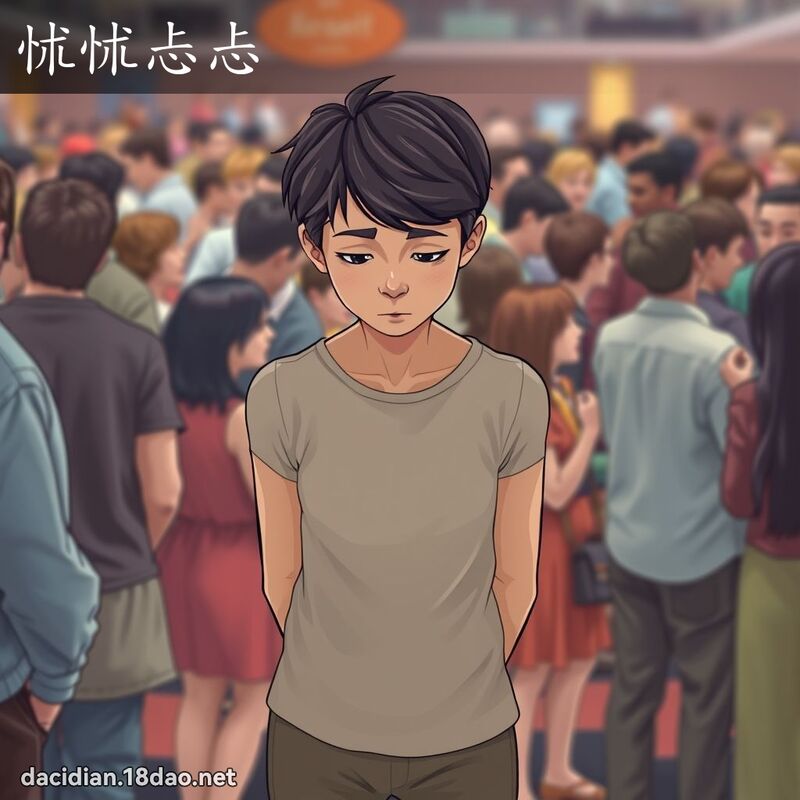 怵怵忐忐 - 國語大辭典配圖