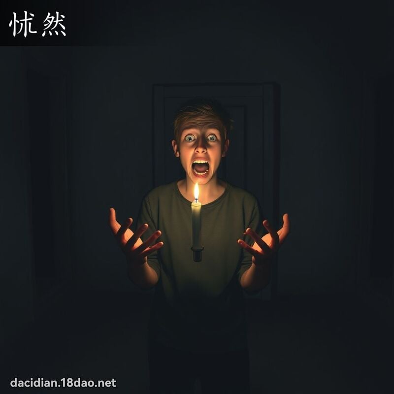 怵然 - 國語大辭典配圖