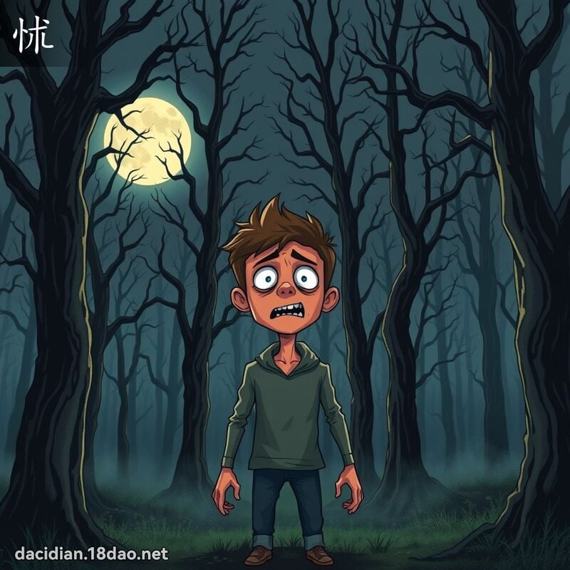 怵 - 國語大辭典配圖