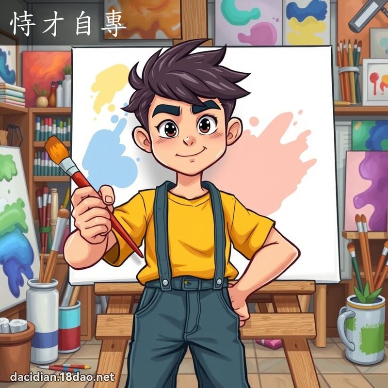 恃才自專 - 國語大辭典配圖