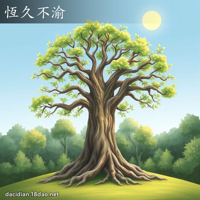 恆久不渝 - 國語大辭典配圖