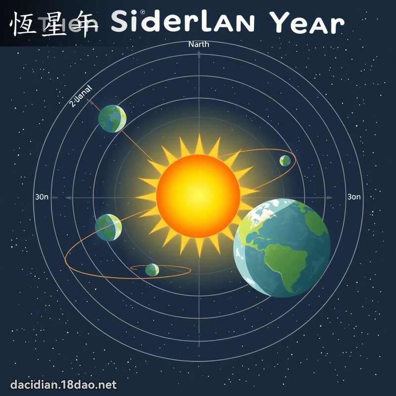 恒星年 - 国语大辞典配图
