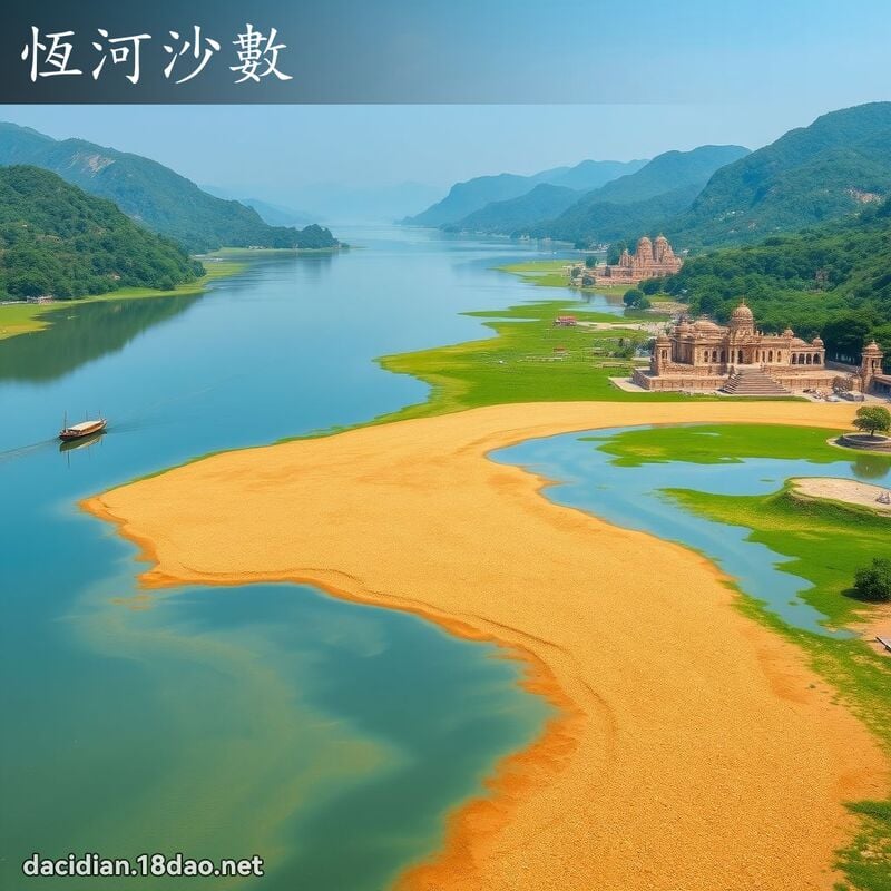 恒河沙数 - 国语大辞典配图