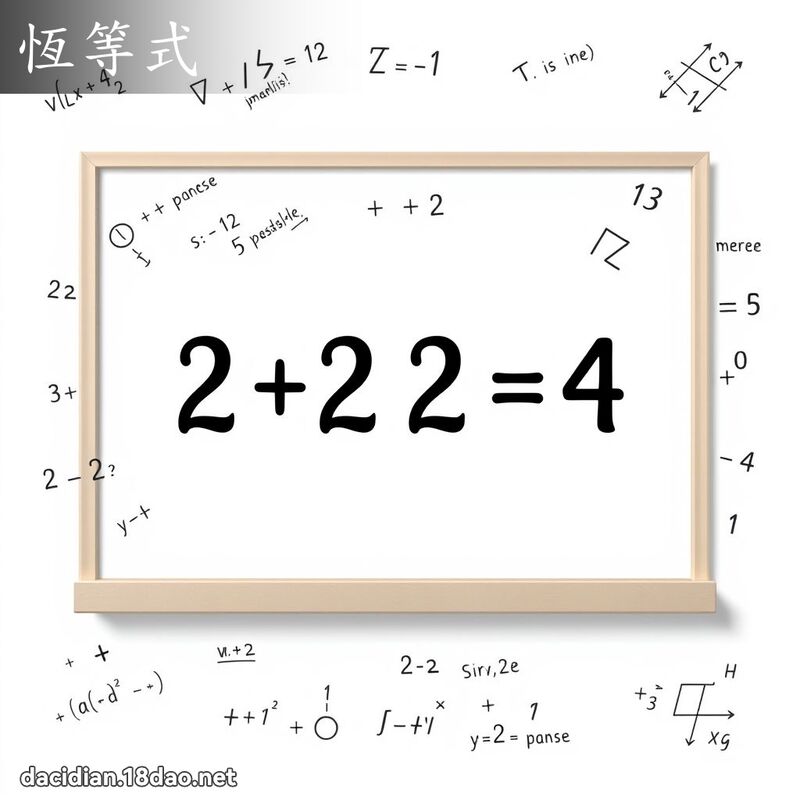 恒等式 - 国语大辞典配图