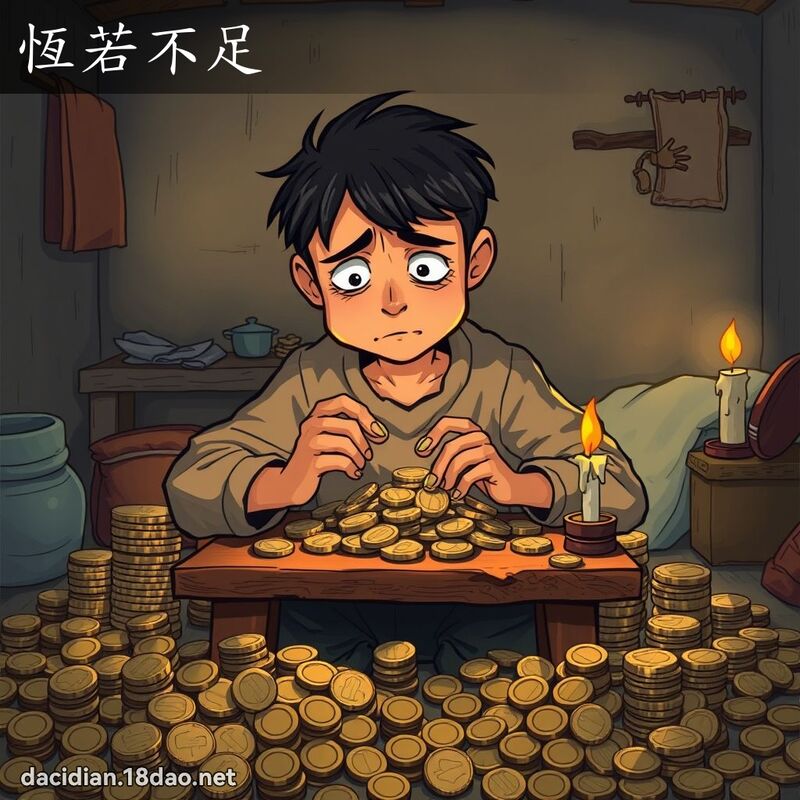 恒若不足 - 国语大辞典配图