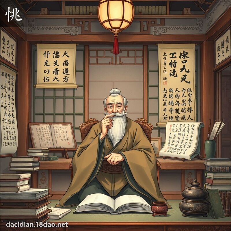 恌 - 国语大辞典配图