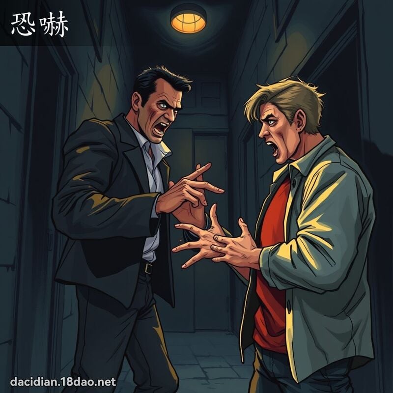 恐嚇 - 国语大辞典配图