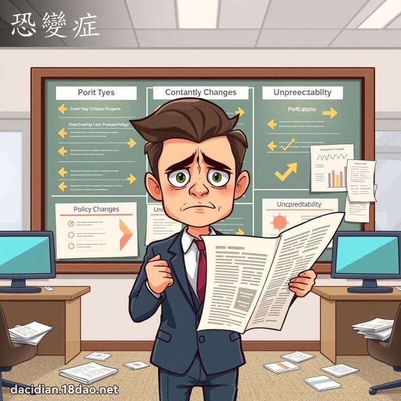 恐变症 - 国语大辞典配图