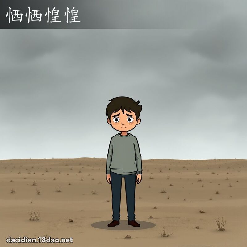恓恓惶惶 - 國語大辭典配圖