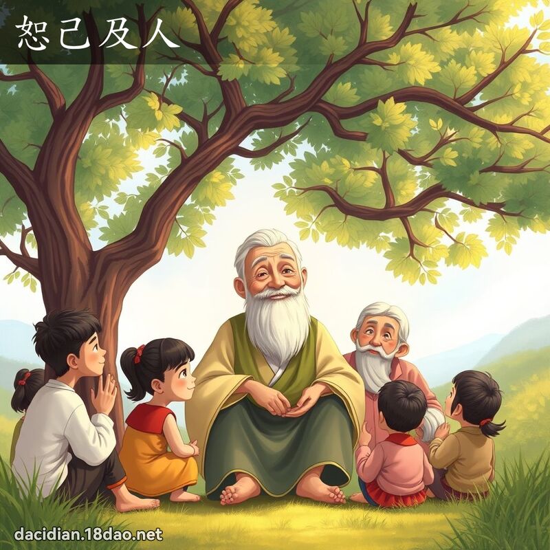 恕己及人 - 國語大辭典配圖