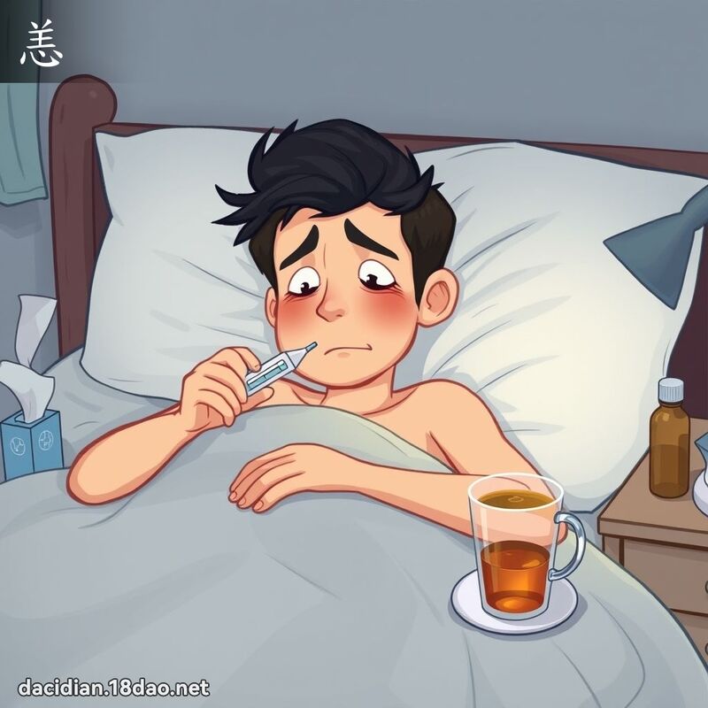 恙 - 國語大辭典配圖