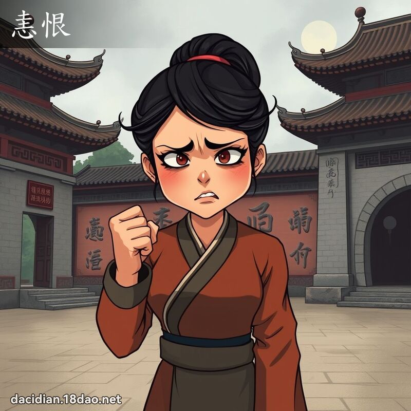 恚恨 - 国语大辞典配图
