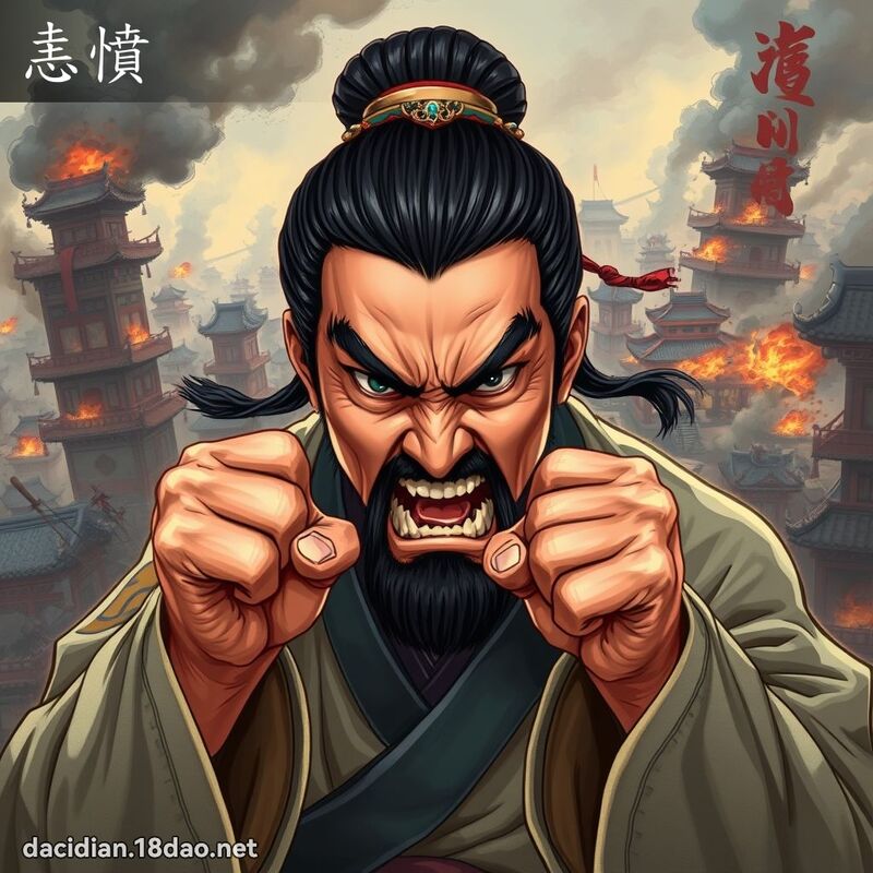 恚憤 - 國語大辭典配圖