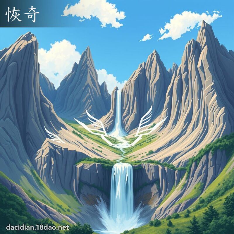 恢奇 - 国语大辞典配图