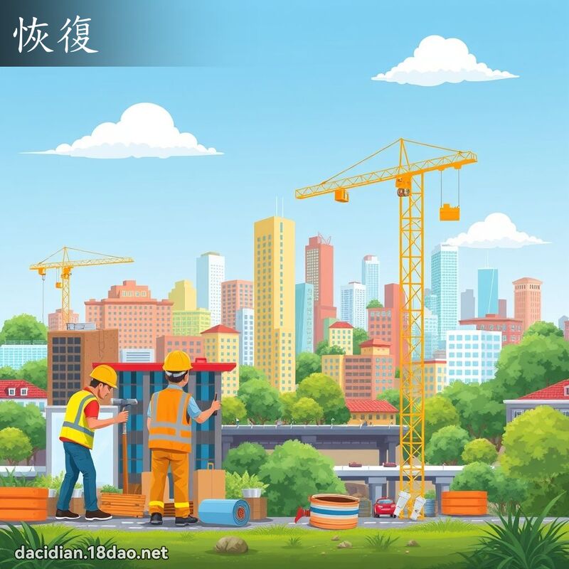 恢復 - 国语大辞典配图