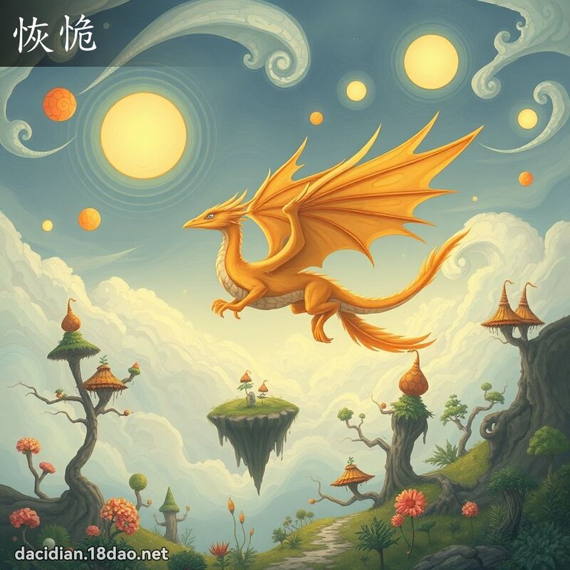恢恑 - 國語大辭典配圖