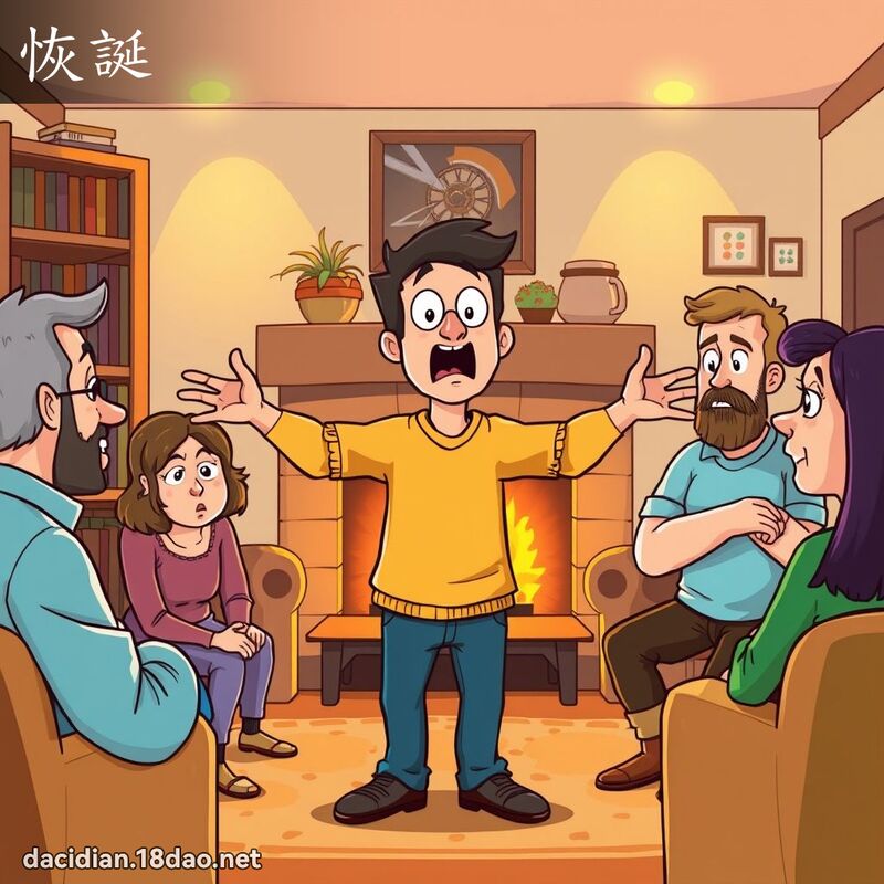 恢誕 - 國語大辭典配圖