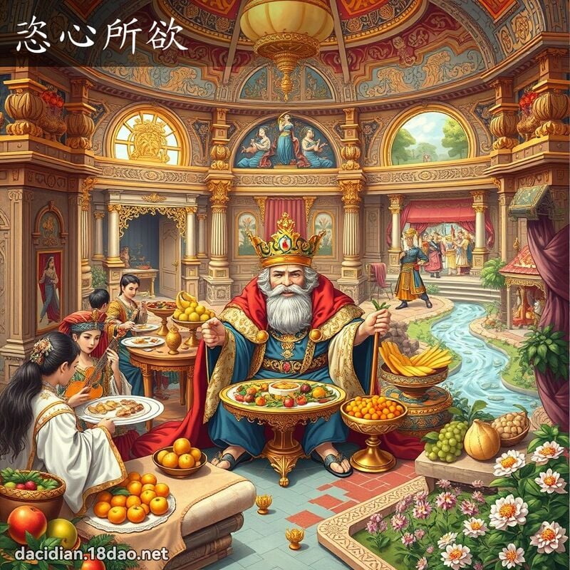 恣心所欲 - 国语大辞典配图
