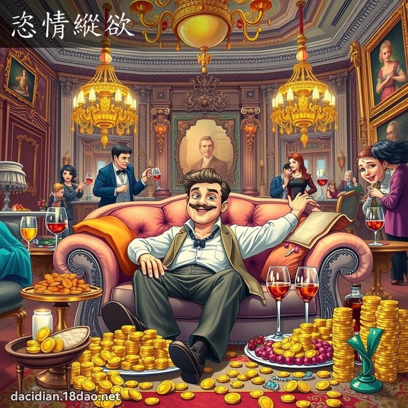恣情縱欲 - 國語大辭典配圖
