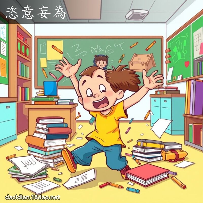 恣意妄為 - 國語大辭典配圖