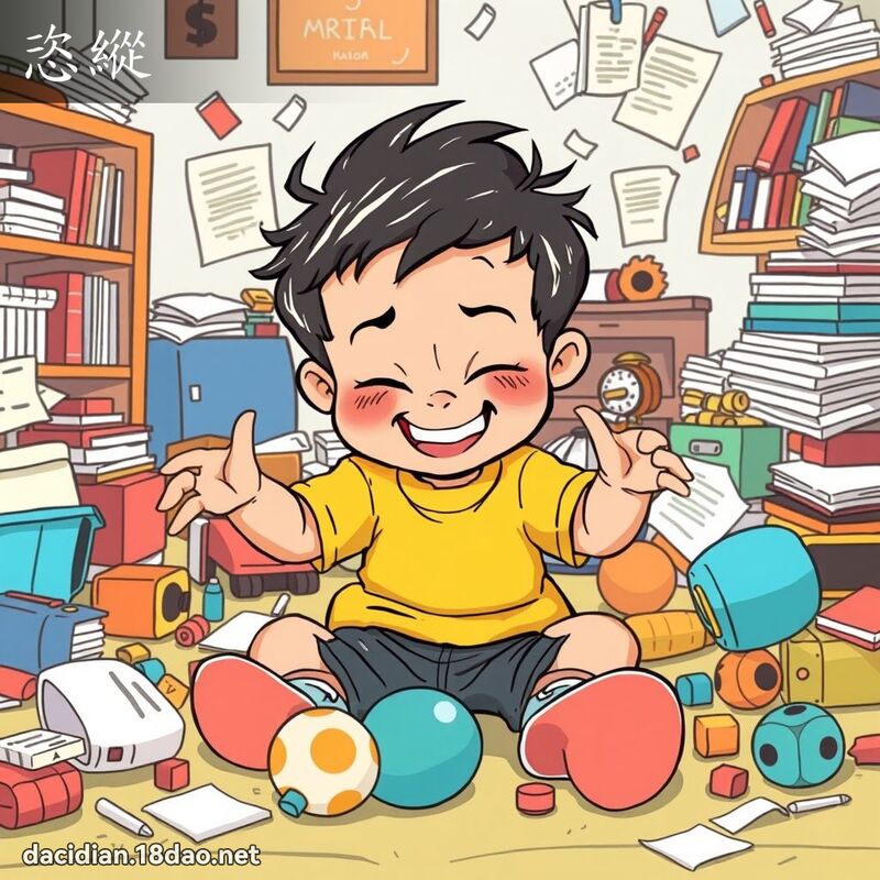 恣縱 - 國語大辭典配圖