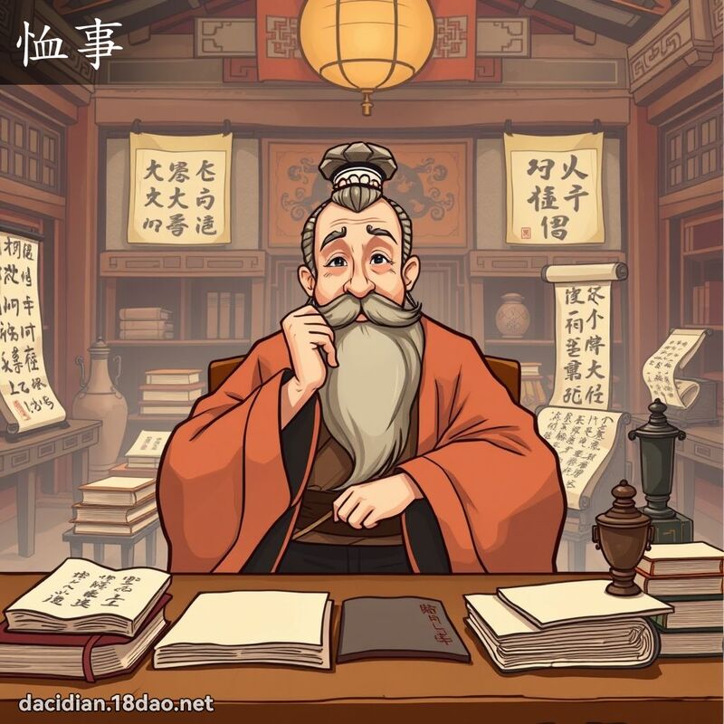 恤事 - 国语大辞典配图