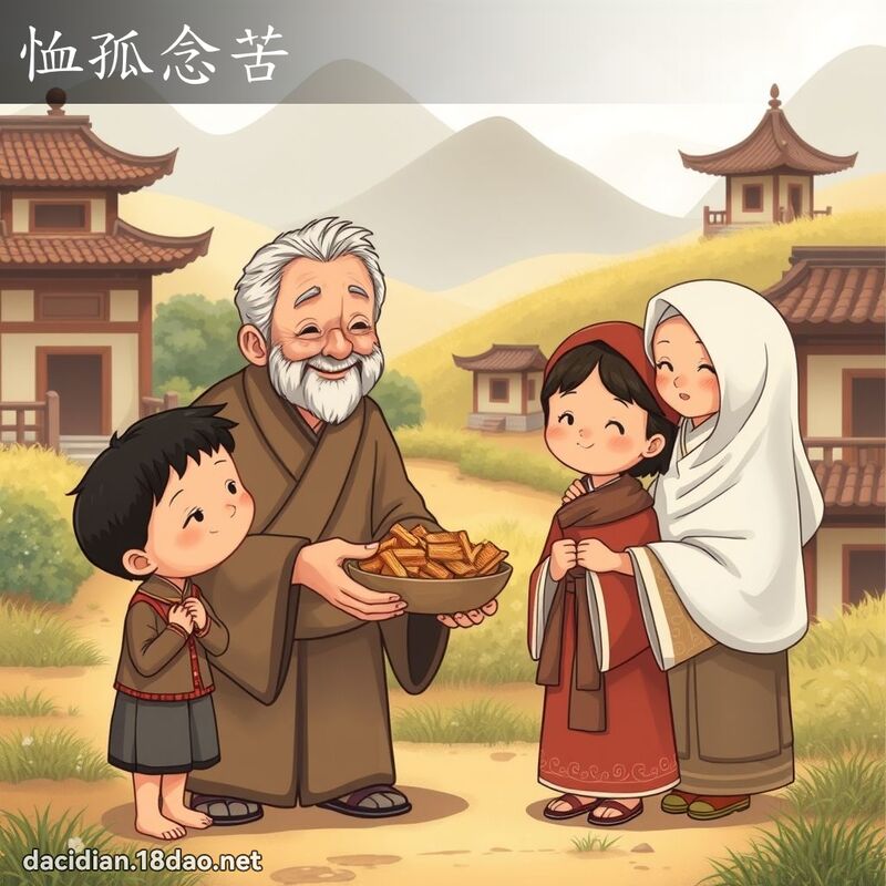 恤孤念苦 - 国语大辞典配图