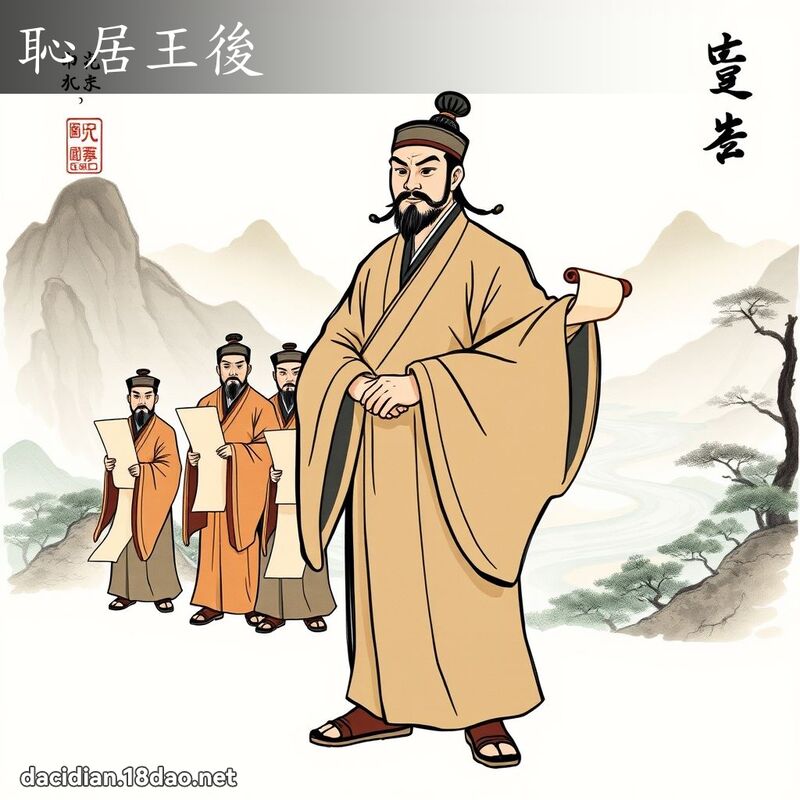 耻居王后 - 国语大辞典配图