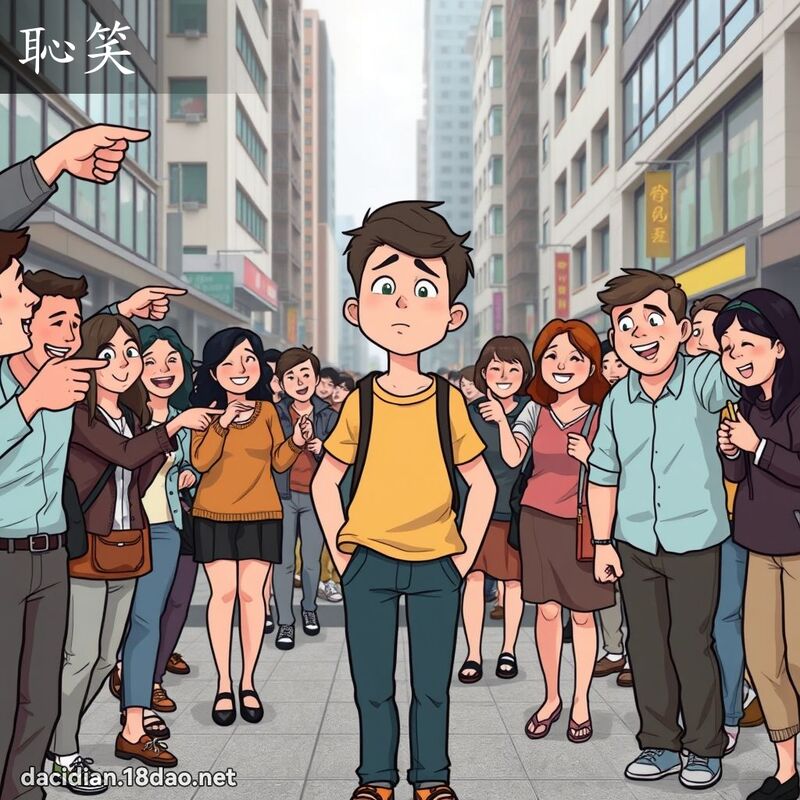 恥笑 - 國語大辭典配圖