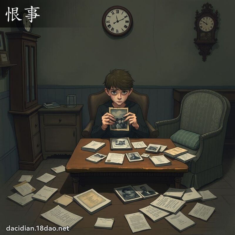 恨事 - 国语大辞典配图