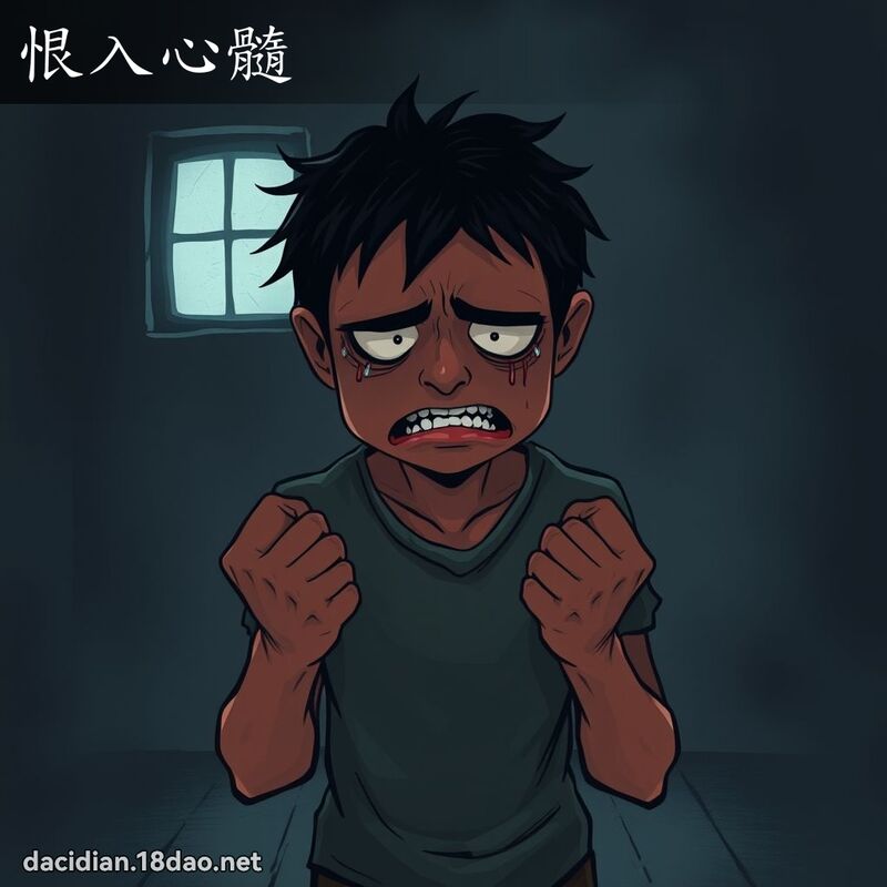 恨入心髓 - 国语大辞典配图