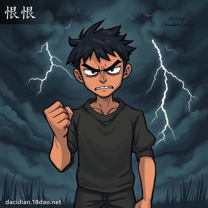 恨恨 - 國語大辭典配圖