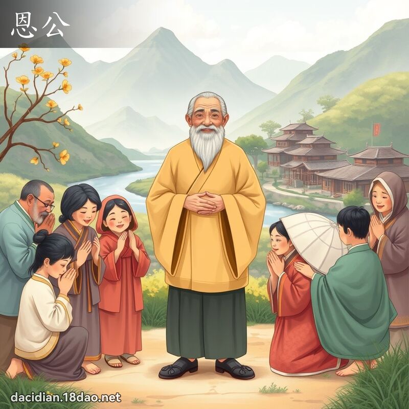 恩公 - 国语大辞典配图