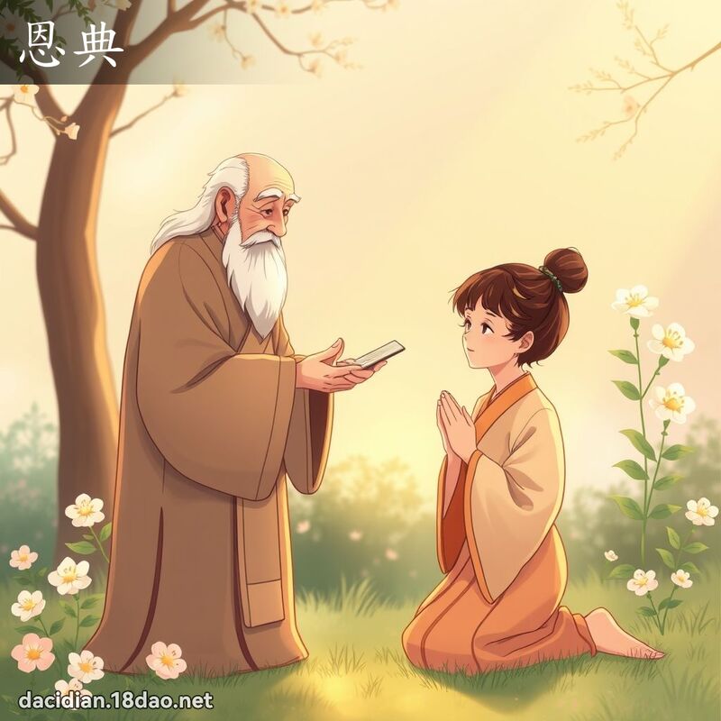 恩典 - 國語大辭典配圖
