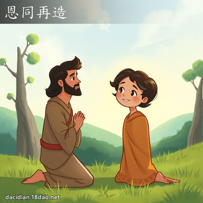 恩同再造 - 国语大辞典配图