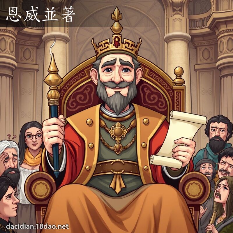 恩威並著 - 國語大辭典配圖