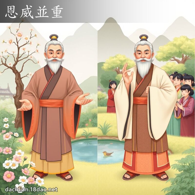 恩威並重 - 国语大辞典配图