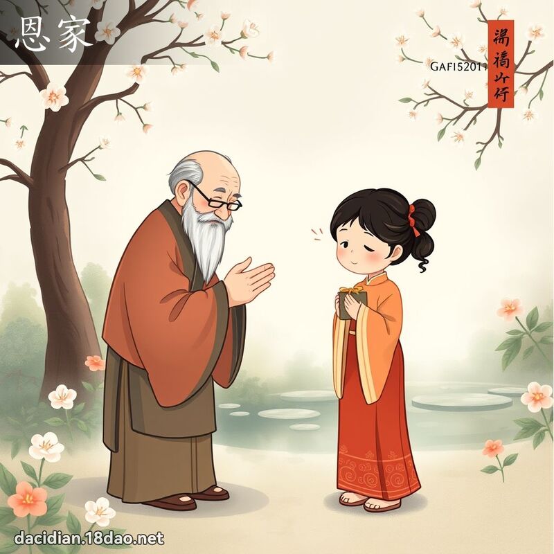 恩家 - 国语大辞典配图