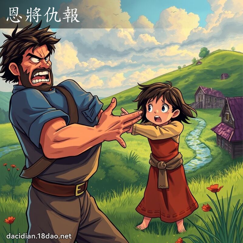 恩將仇报 - 国语大辞典配图