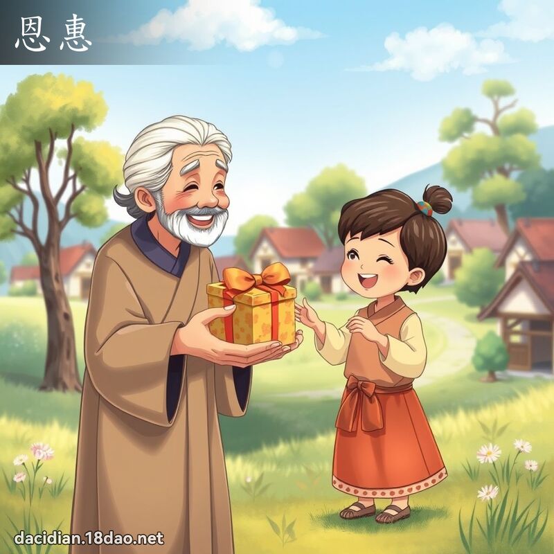 恩惠 - 国语大辞典配图