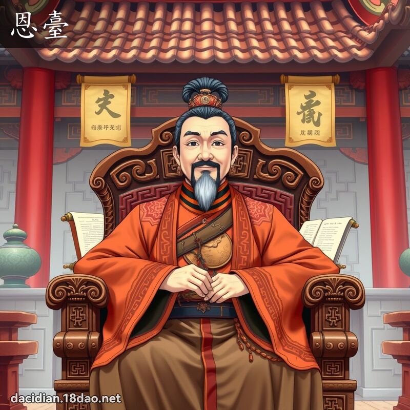 恩臺 - 國語大辭典配圖