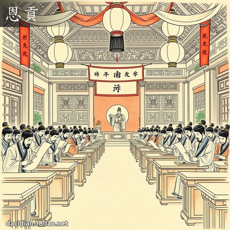恩贡 - 国语大辞典配图