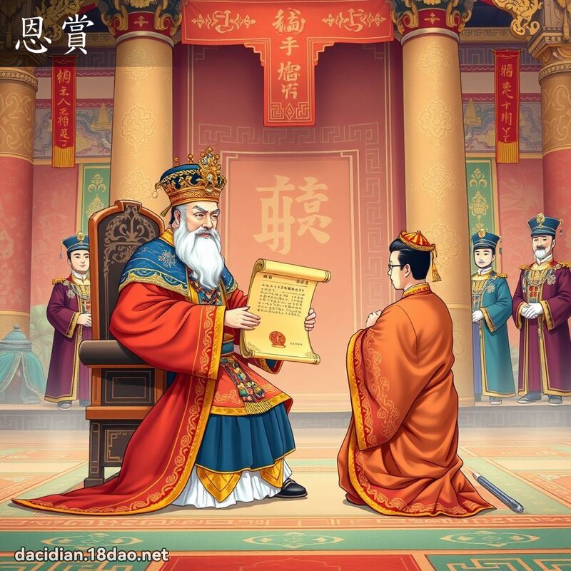 恩賞 - 國語大辭典配圖