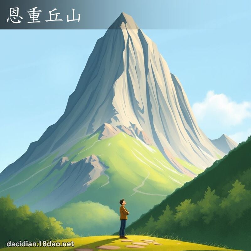 恩重丘山 - 国语大辞典配图