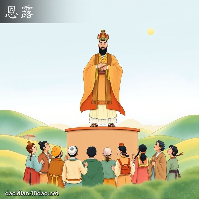 恩露 - 国语大辞典配图