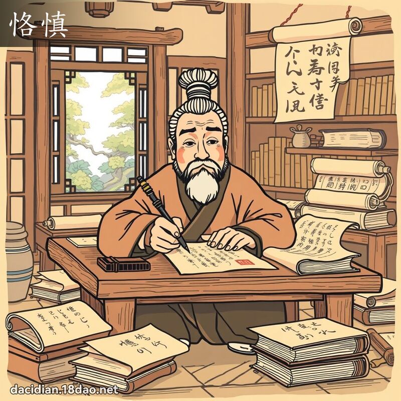 恪慎 - 國語大辭典配圖