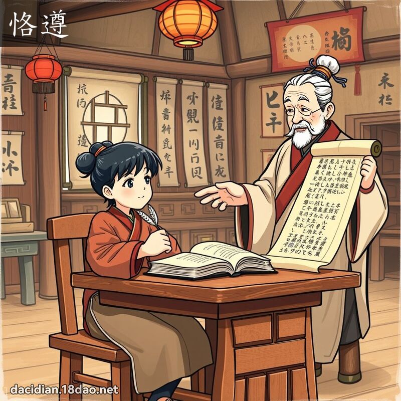 恪遵 - 国语大辞典配图